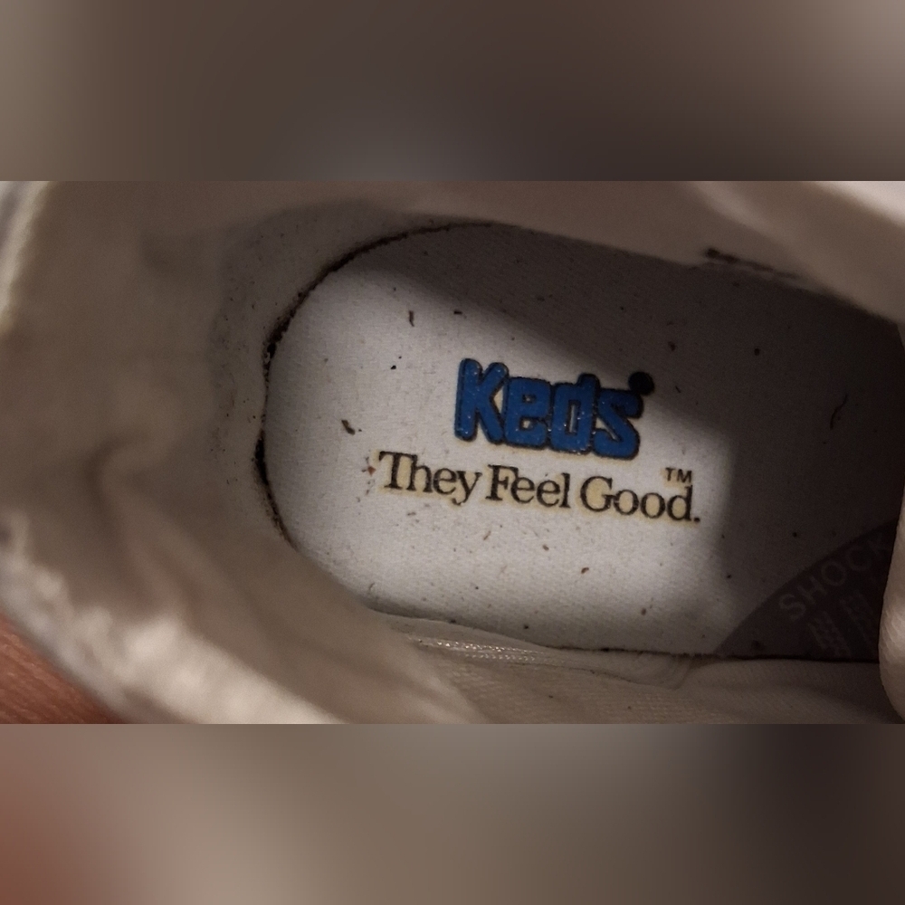 NWT RARE 1991 Korean Made Keds Starlight HiTop White Leather Sneaker Shoe SZ 10M - Picture 12 of 13